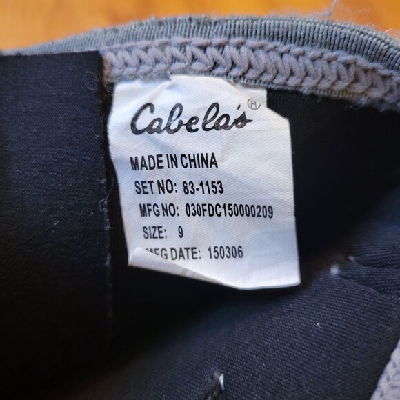 Cabelas Deck Boots 9 Green Booties Fishing Fisherman Gear‎ Swimming Waders - Picture 7 of 8